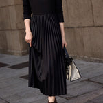 Black French Style Pleated Dress - liwisi