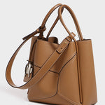 Simple Office Spliced Large-Capacity Tote Bag - liwisi