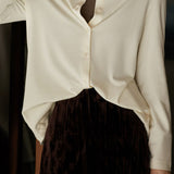 Simple Office Solid-Color Shirt