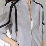 Cropped Baseball Jacket