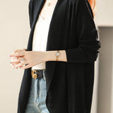 V-Neck Casual Layered Knit Cardigan - 2 Colors Available