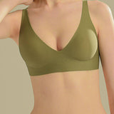 Seamless One-Piece Support Fixed Cup Bra - liwisi