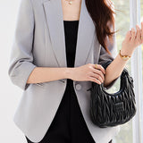 Casual Thin Seven-Point Sleeve Blazer - liwisi