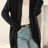 V-Neck Casual Layered Knit Cardigan - 2 Colors Available