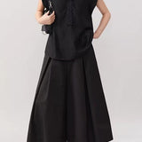 French Romantic Lyocell Heavy Embossed 3D Floral Puff Sleeve V-Neck Blouse