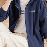 Basic Hooded Logo Decor Hoodie - 3 Colors Available