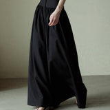 High-Waist Maxi Gathered Skants - 2 Colors Included