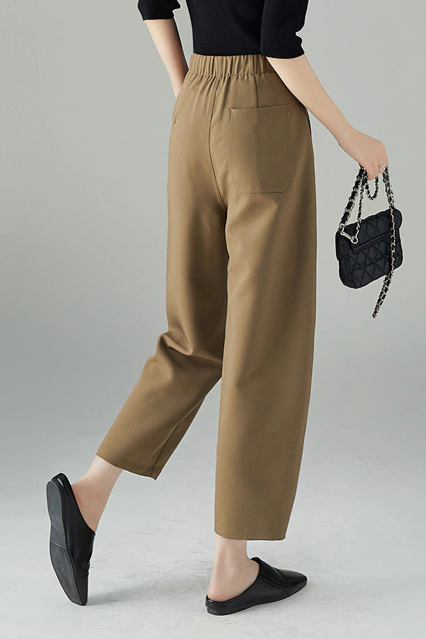 シンプルデザインロングモロッコパンツ　2色入 - liwisi