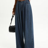 Simple Design Maxi Denim Pants - 6 Colors Available