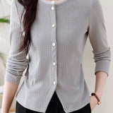 Versatile Lace-Trimmed Patchwork Cardigan