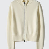Tall Collar Classic Knit Blouson - 3 Colors Available