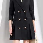 Casual Slim-Fit Blazer Dress - liwisi