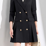 Casual Slim-Fit Blazer Dress - liwisi