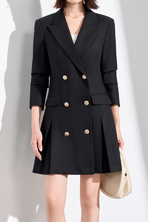 Casual Slim-Fit Blazer Dress - liwisi