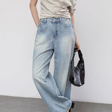 Diagonal Off-Shoulder Neck Side Tuck T-Shirt