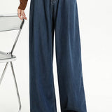 Simple Design Maxi Denim Pants - 6 Colors Available