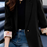 Elegant Office Neo-Chinese Style Blazer