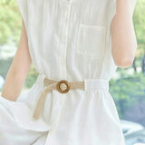 Casual Flutter Sleeve Waist-Cinched Shirt