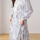 Floral Vintage French Dress - liwisi