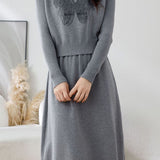 Knit Two-Piece Sweater Dress