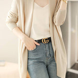 V-Neck Casual Layered Knit Cardigan - 2 Colors Available