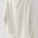 Elegant Lace Floral Flare‑Sleeve V‑Neck Blouse