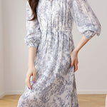 Floral Vintage French Dress - liwisi