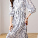 Floral Vintage French Dress - liwisi