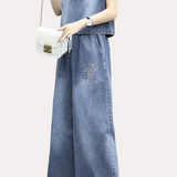 Casual stylish denim set