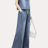 Casual stylish denim set