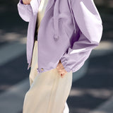 Casual Hooded Short Loose Jacket - liwisi