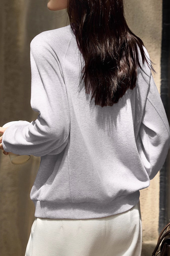 Versatile Casual Round Neck Sweatshirt - liwisi