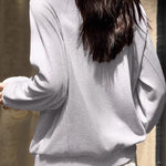 Versatile Casual Round Neck Sweatshirt - liwisi