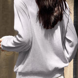 Versatile Casual Round Neck Sweatshirt - liwisi