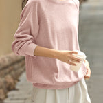 Versatile Casual Round Neck Sweatshirt - liwisi