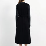 キーネックロングメルトンジャンパースカート　4色入 - liwisi