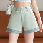 Casual Spliced A-Line Jeans - liwisi