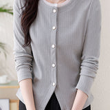 Versatile Lace-Trimmed Patchwork Cardigan