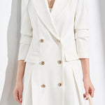 Casual Slim-Fit Blazer Dress - liwisi
