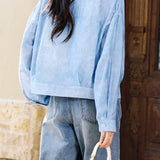 Casual Lapel Button‑Front Long‑Sleeve Shirt Jacket