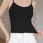 Casual Simple Cami Bra With Chest Pad - liwisi