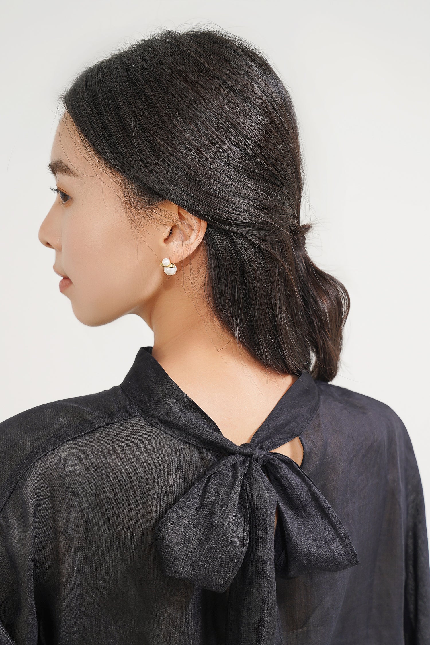 パールアシメピアス　2色入 - liwisi