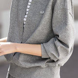 Casual Sporty Fake Two-Piece Striped Hoodie - liwisi