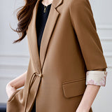 Elegant Office Neo-Chinese Style Blazer