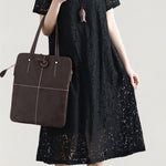 Versatile Loose-Fit Lace Dress - liwisi