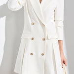 Casual Slim-Fit Blazer Dress - liwisi