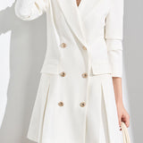 Casual Slim-Fit Blazer Dress - liwisi