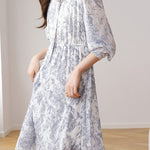 Floral Vintage French Dress - liwisi