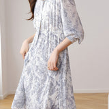 Floral Vintage French Dress - liwisi