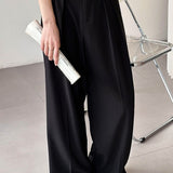 High-Waist Belted Maxi Wide Pants - 2 Colors Available